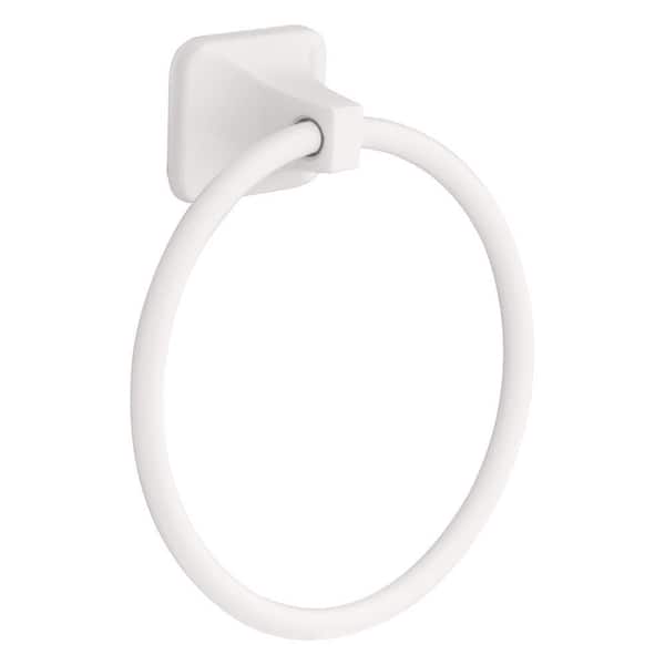 Franklin Brass Futura Wall Mount Round Closed Towel Ring Bath Hardware Accessory in Polished Chrome (2)