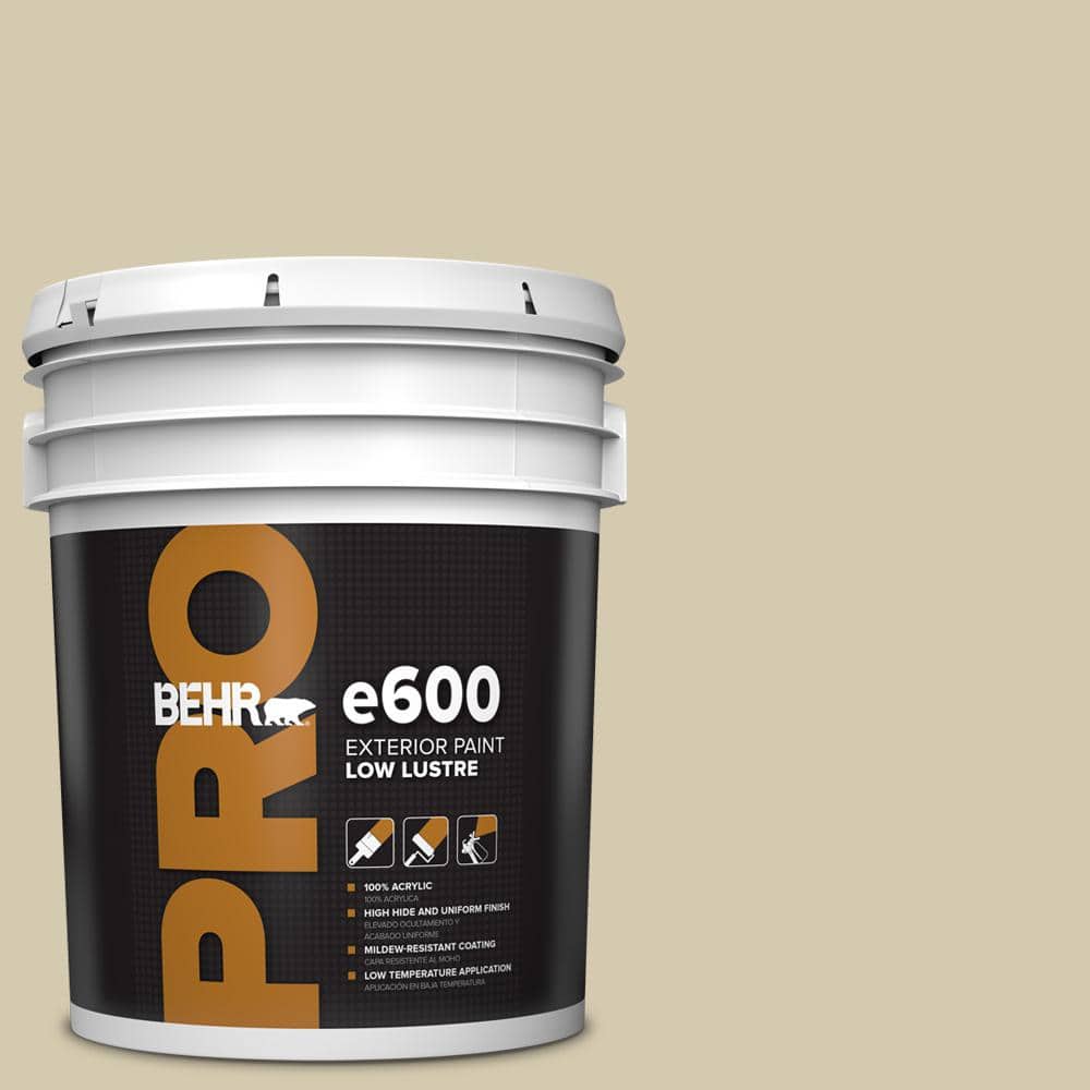 BEHR PRO 5 gal. #770C-3 Sand Fossil Low Luster Exterior Paint
