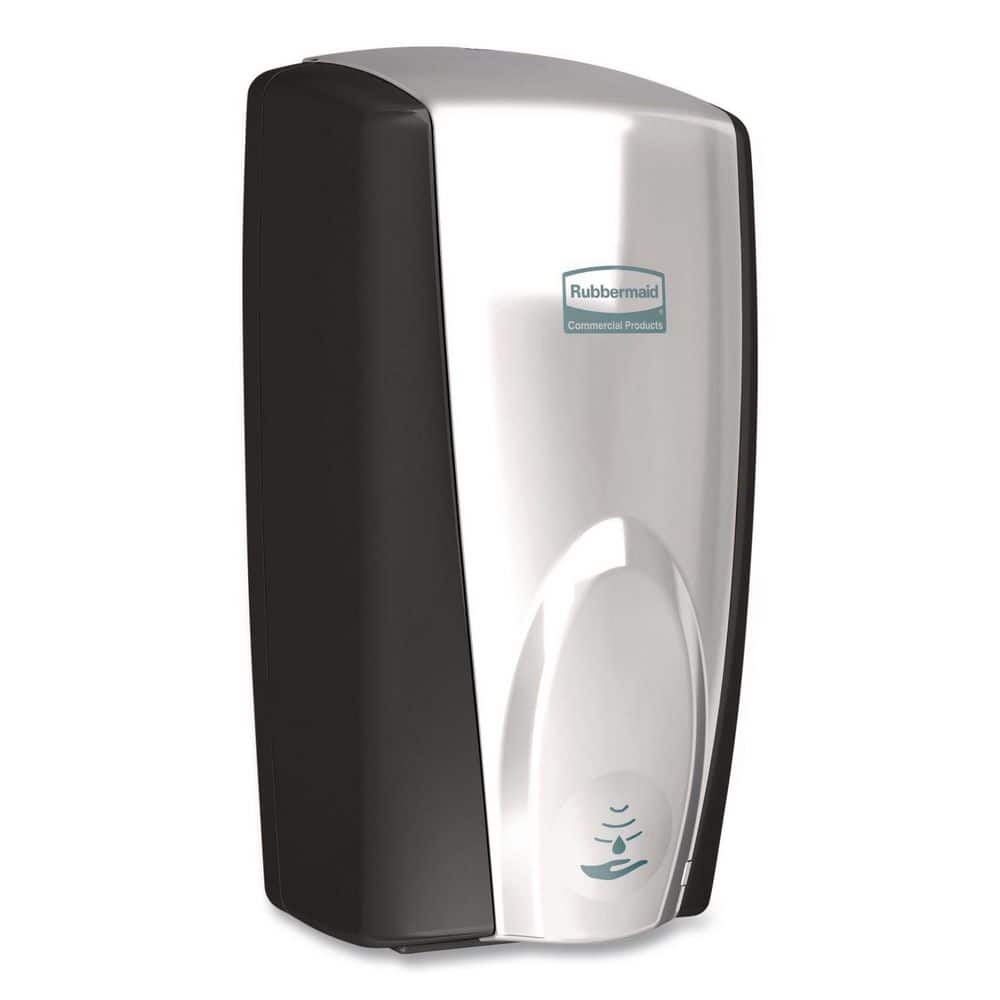 Rubbermaid Commercial Products 1100mL AutoFoam Touch-Free Dispenser in Black/Chrome (2)