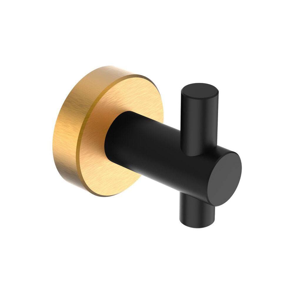 Tahanbath 2 J-Hook Bath Hook in Black Plus Gold (2)