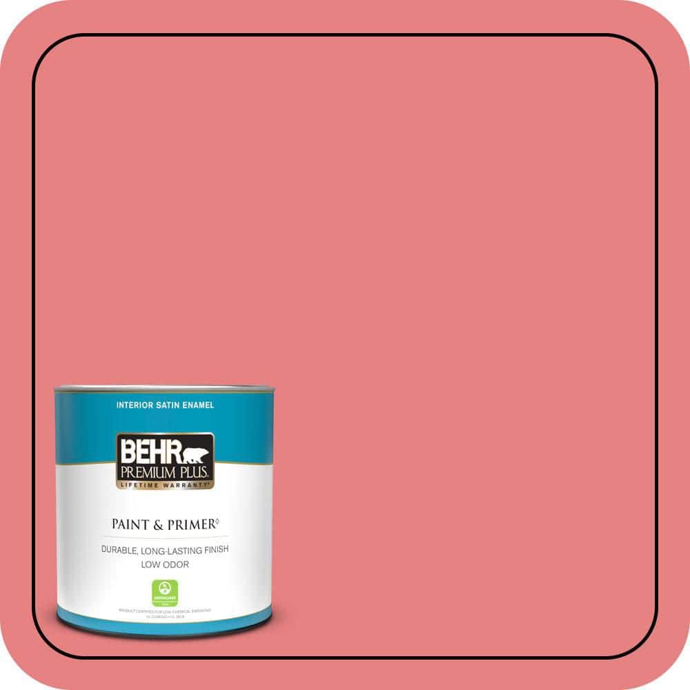 BEHR PREMIUM PLUS #P170-4 Sugar Poppy Enamel Low Odor & Primer (1)