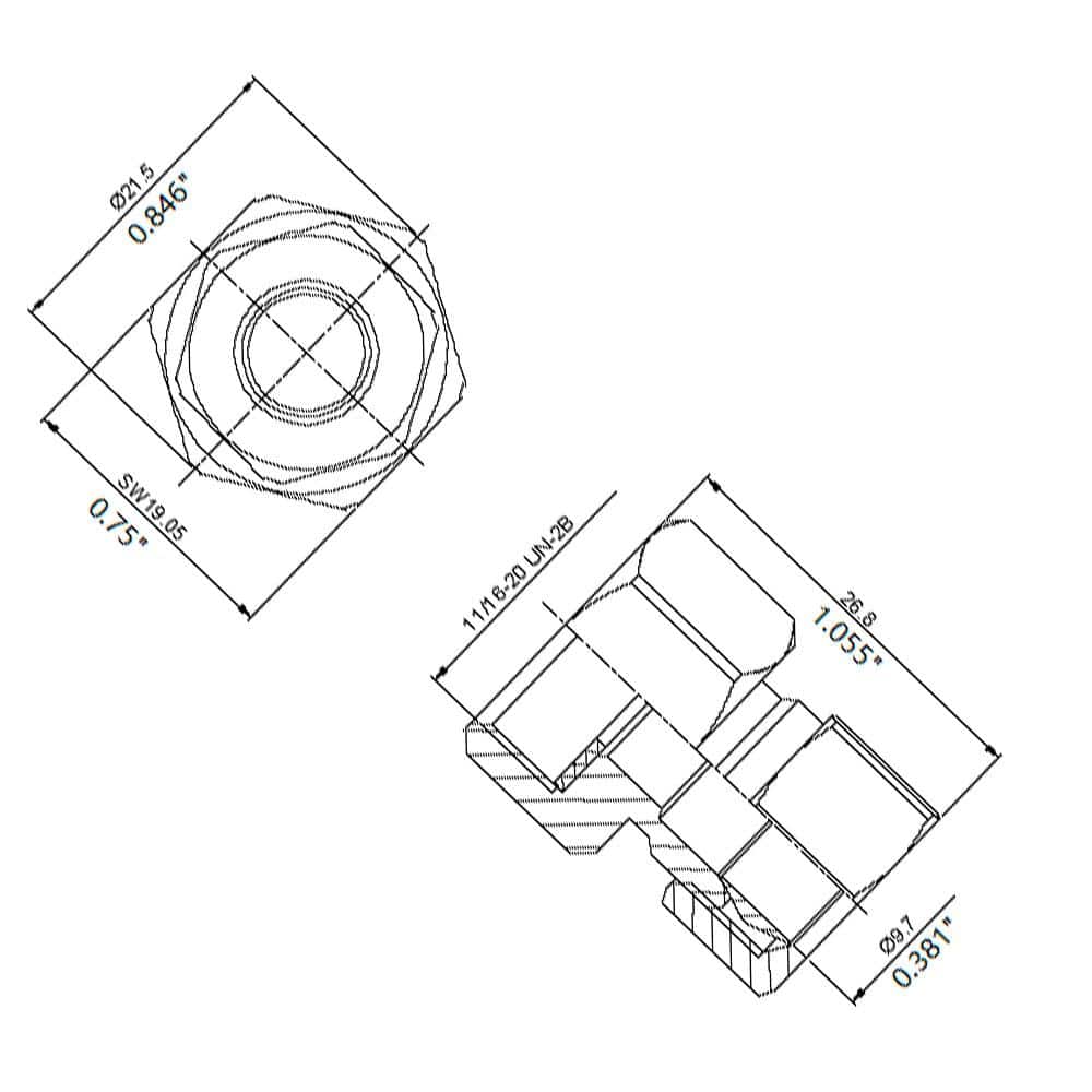 Everbilt 1/2 in. x 3/8 in. Female OD Compression Brass Reducing Coupling Fitting (2)