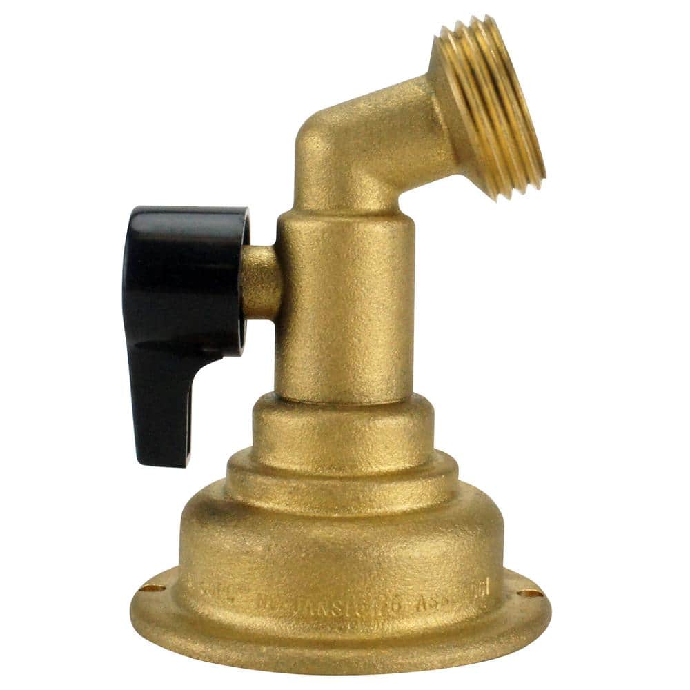 Tectite . Brass Quarter Turn Push-to-Connect Garden Hose Thread No Kink Hose Bibb (3)