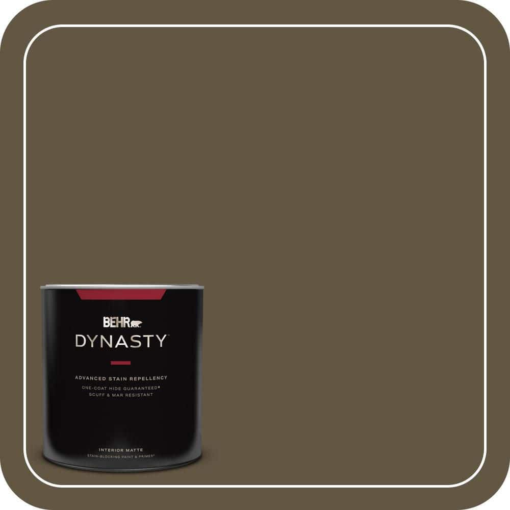 BEHR DYNASTY 1 qt. #S-H-750 Mountain Trail Matte Interior Stain-Blocking Paint & Primer
