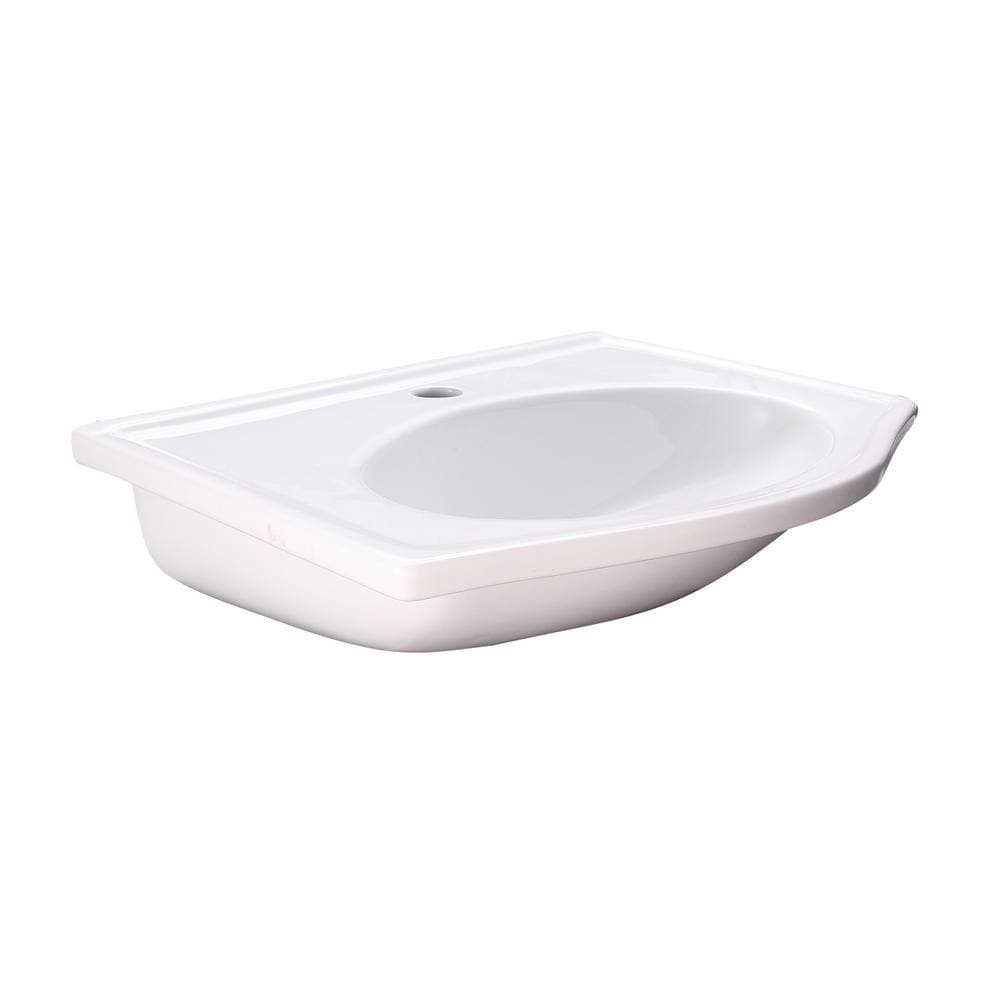 Barclay Products Carlisle 20 in. Wall-Mount Sink in White (2)