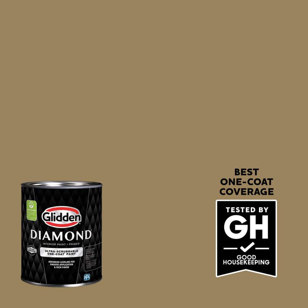 Glidden Diamond 1 qt. PPG1100-6 Twisted Tail Flat Interior Paint with Primer
