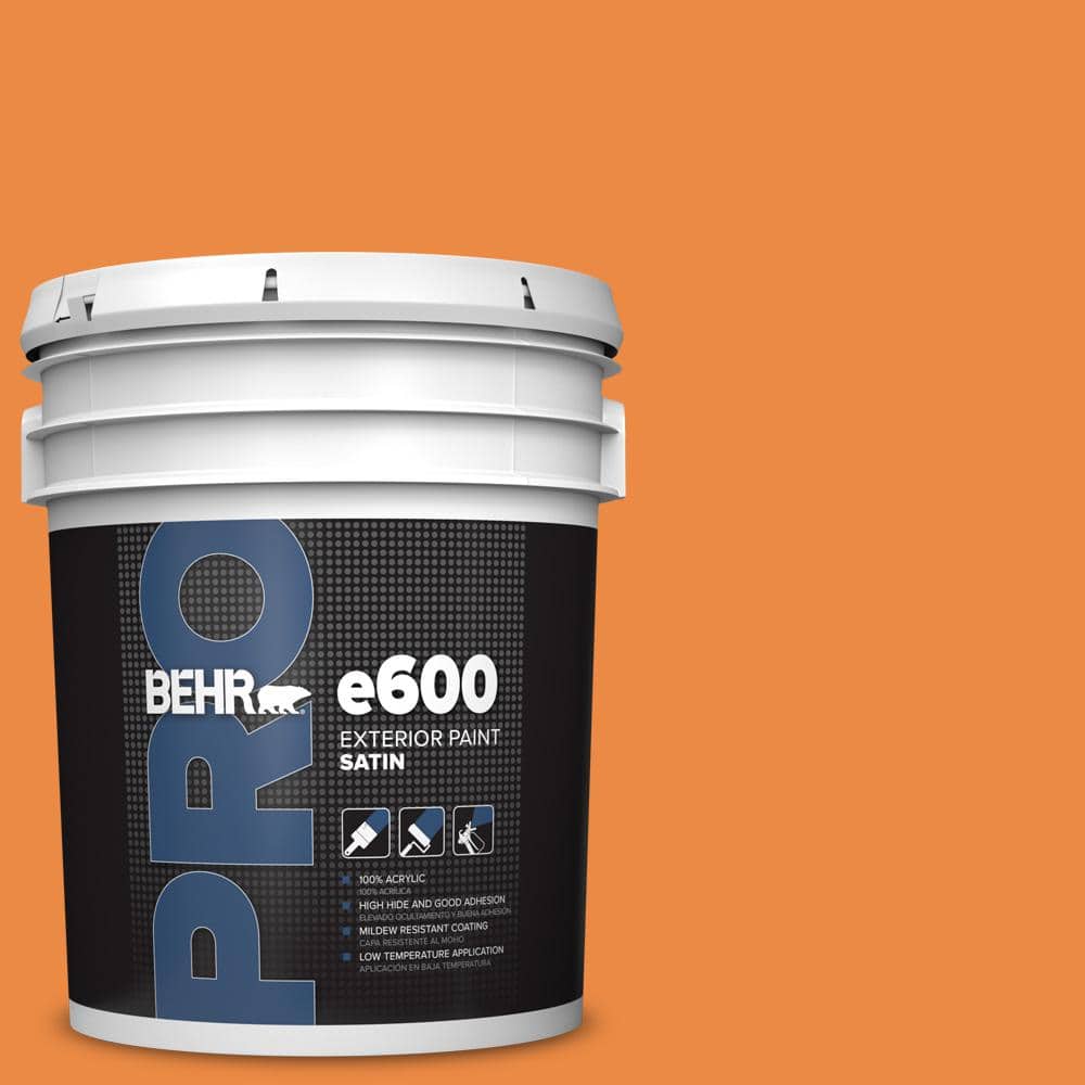 BEHR PRO 5 gal. #P230-7 Acapulco Sun Satin Exterior Paint
