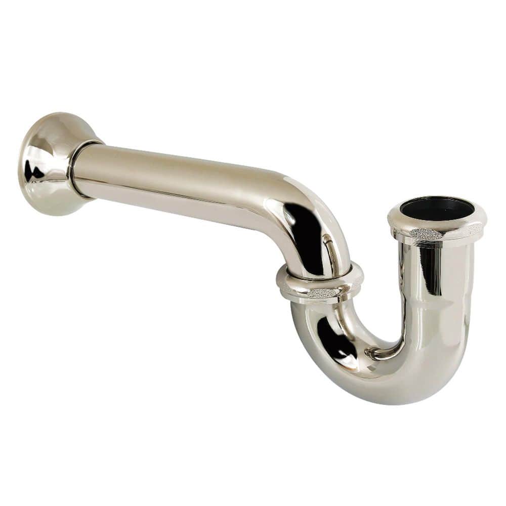 Kingston Brass Vintage 1-1/2 in. Brass Decor P-Trap in Polished Nickel (1)