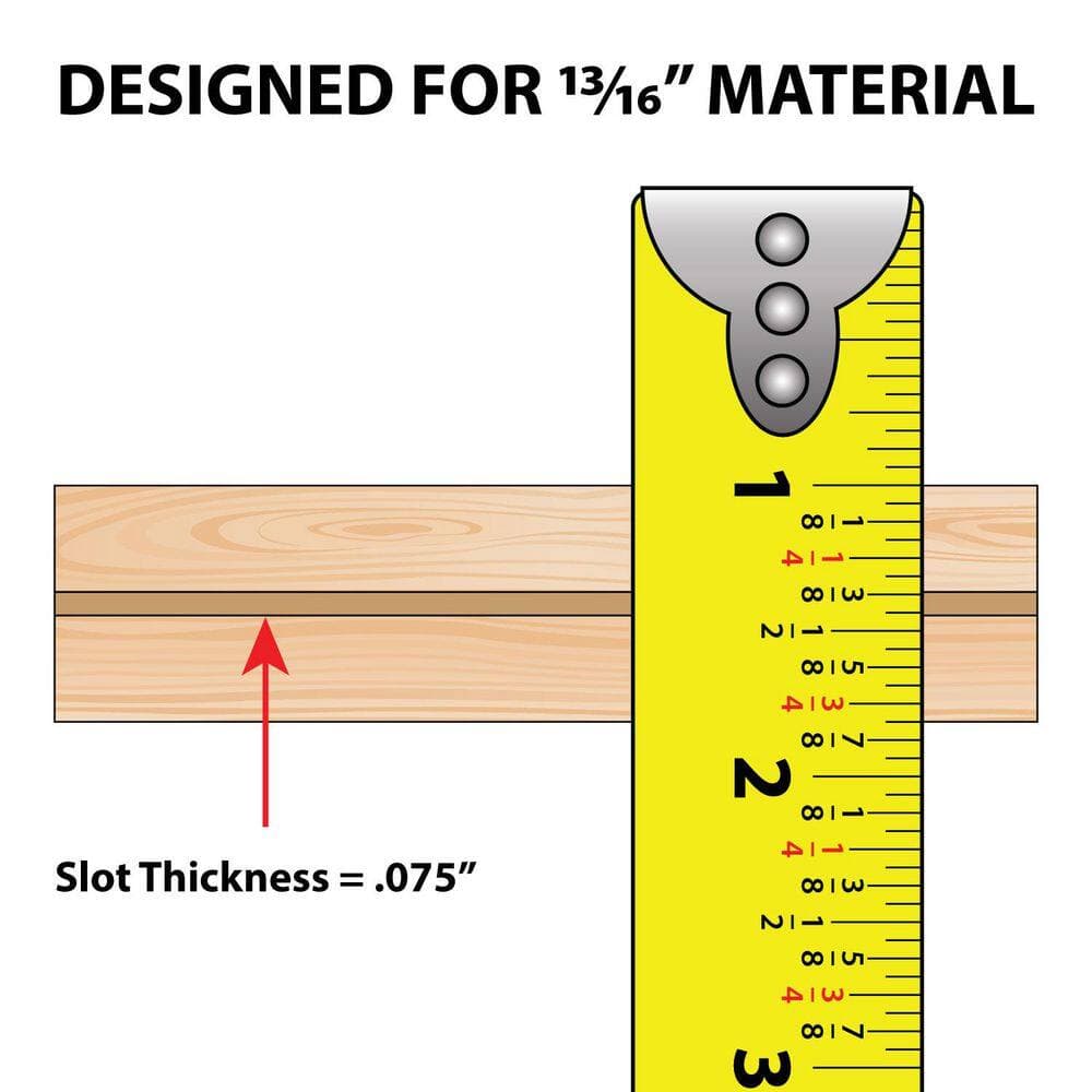 Outwater 13/16 in. Clear Anodized Satin Aluminum Center Barb Furniture Bumper Tee Moulding Edging 48 in. Long (3-Pack) (3)