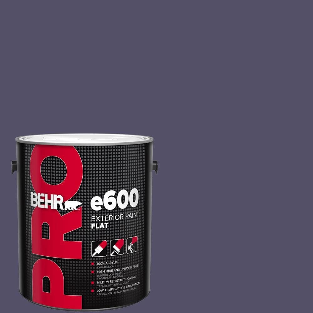 BEHR PRO 1 gal. #PPU16-19 Mardi Gras Flat Exterior Paint (1)