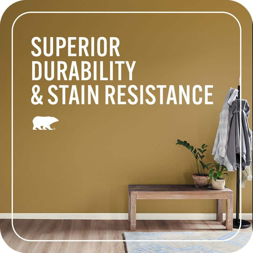BEHR MARQUEE 1 qt. #M300-7A Retro Gold Semi-Gloss Enamel Interior Paint and Primer (4)
