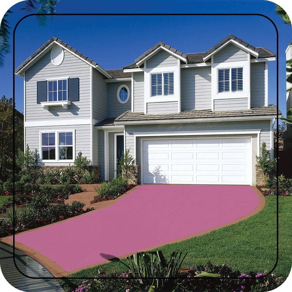 BEHR PREMIUM 5 gal. #P120-4 Heart Breaker Self-Priming 1-Part Epoxy Satin Interior/Exterior Concrete and Garage Floor Paint (3)