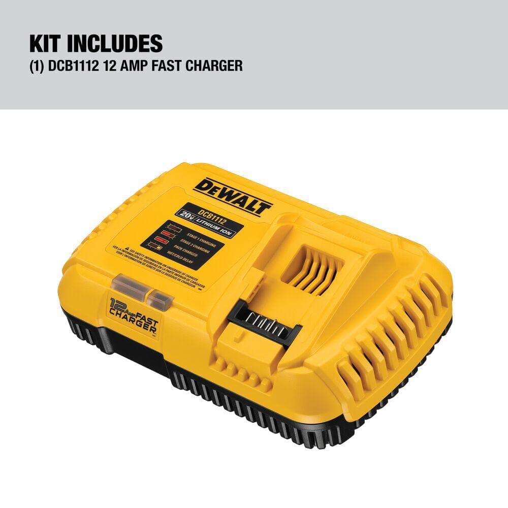 DEWALT 20V and FLEXVOLT 12 Amp Fan Cooled Fast Charger (3)