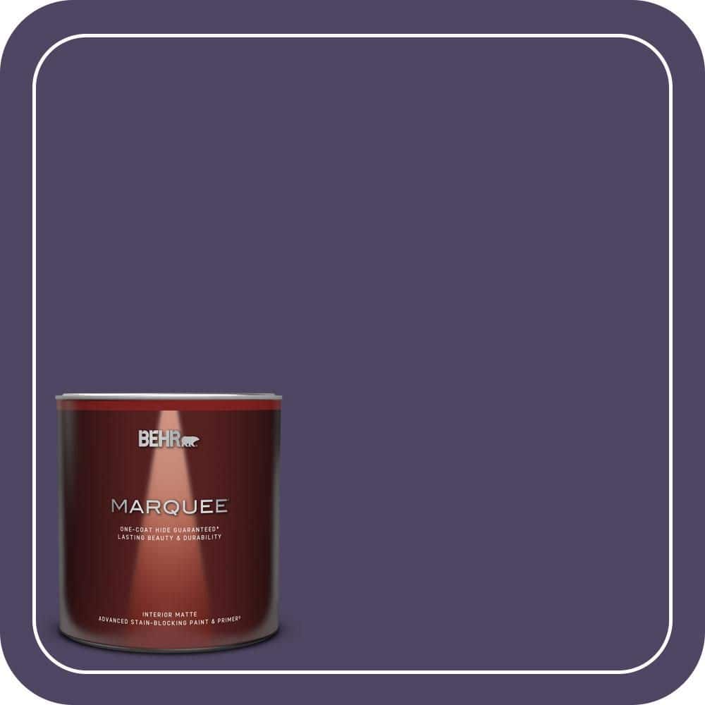 BEHR MARQUEE 1 qt. #S-H-650 Berry Charm Matte Interior Paint & Primer