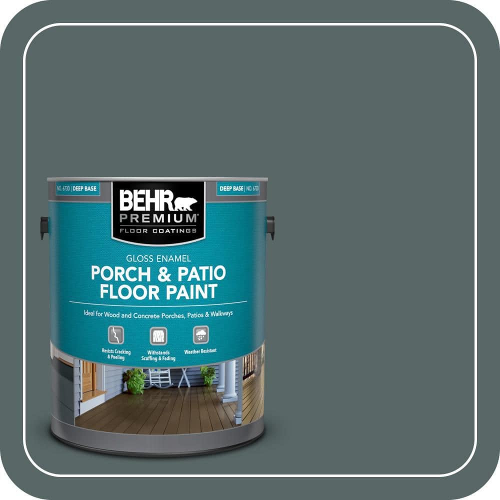 BEHR PREMIUM 1 gal. #N440-6 Brooklyn Gloss Enamel Interior/Exterior Porch and Patio Floor Paint