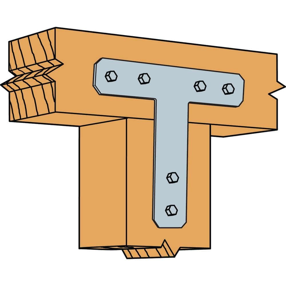 Simpson Strong-Tie HT 12 in. x 12 in. 7-Gauge Galvanized Heavy T Strap (3)