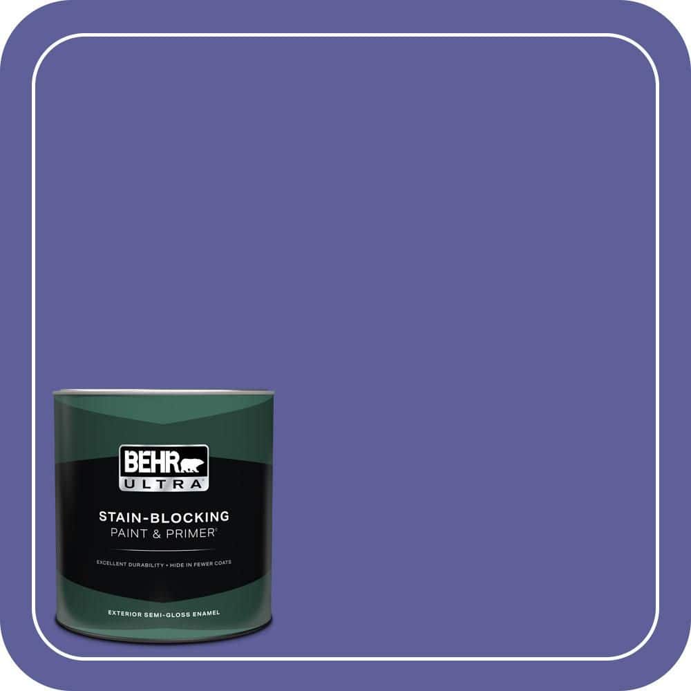 BEHR ULTRA 1 qt. #P550-6 Wizards Potion Semi-Gloss Enamel Exterior Paint & Primer