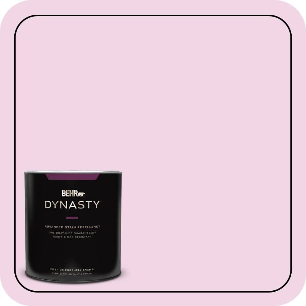BEHR DYNASTY 1 qt. #680A-1 Candy Tuft Eggshell Enamel Interior Stain-Blocking Paint & Primer