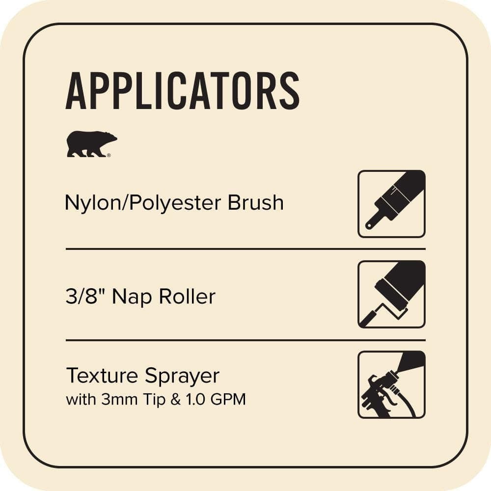 BEHR PREMIUM #330C-1 Textured Low-Lustre Enamel Interior/Exterior Porch and Patio Anti-Slip Floor Paint (4)