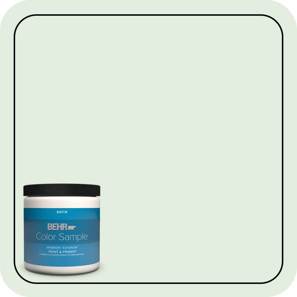 BEHR PREMIUM PLUS #M400-1 Establish Mint Flat Low Odor & Primer (1)