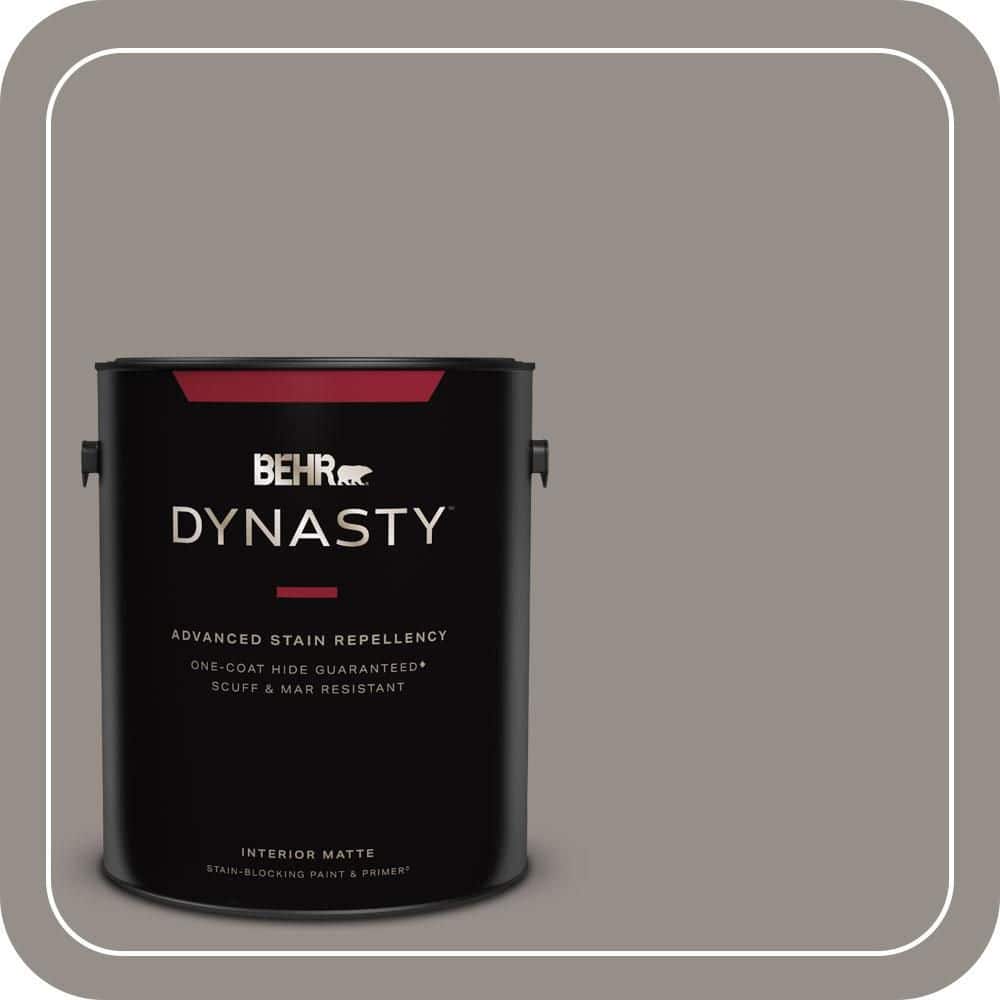 BEHR DYNASTY 1 gal. #QE-59 Water Tower Matte Interior Stain-Blocking Paint & Primer