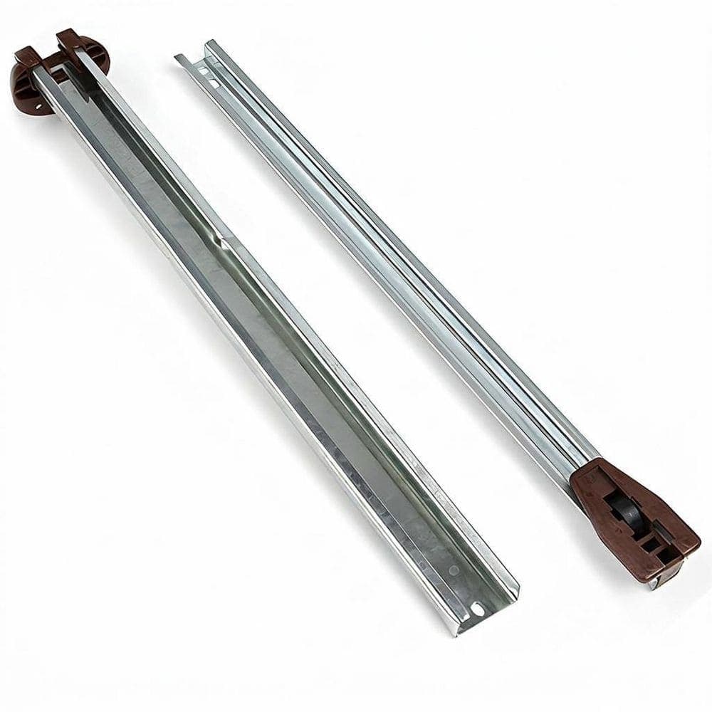 LAIFUCAM Drawer Slide Center Track 16 in. Galvanized Metal Plastic Undermount Soft-Close Heavy Duty Drawer Slides 1 Pack (1)