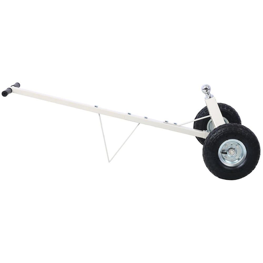maocao hoom Trailer Dolly with Pneumatic Tires-600 lbs. Maximum Tongue Weight Capacity, Gray Color (1)