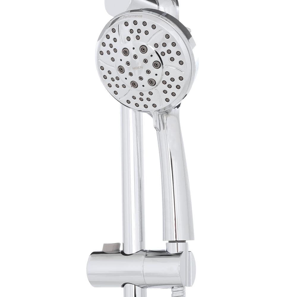 MOEN 4-Spray 4 in. Eco-Performance Handheld Handshower with Slidebar in Chrome (3)