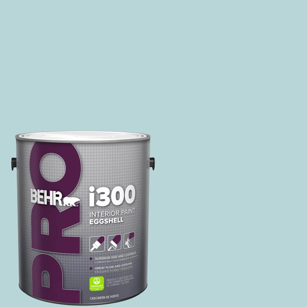 BEHR PRO 1 gal. #510E-2 Rhythmic Blue Eggshell Interior Paint