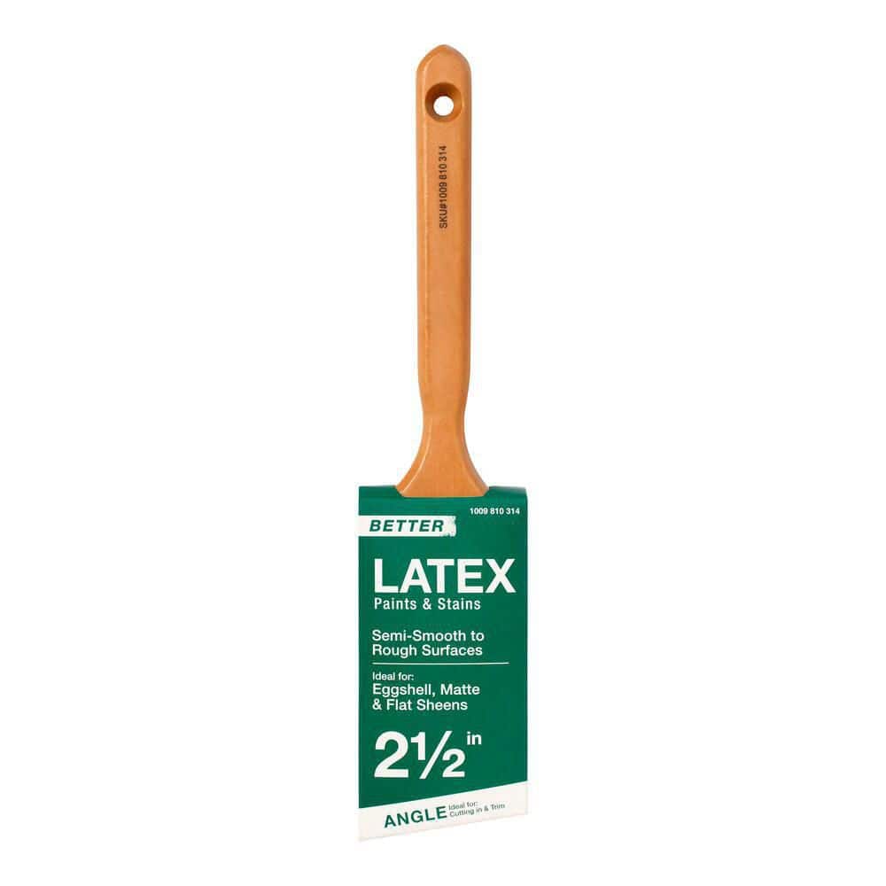 PRIVATE BRAND UNBRANDED Better 2.5 in. Polyester Angle Sash General Purpose Paint Brush