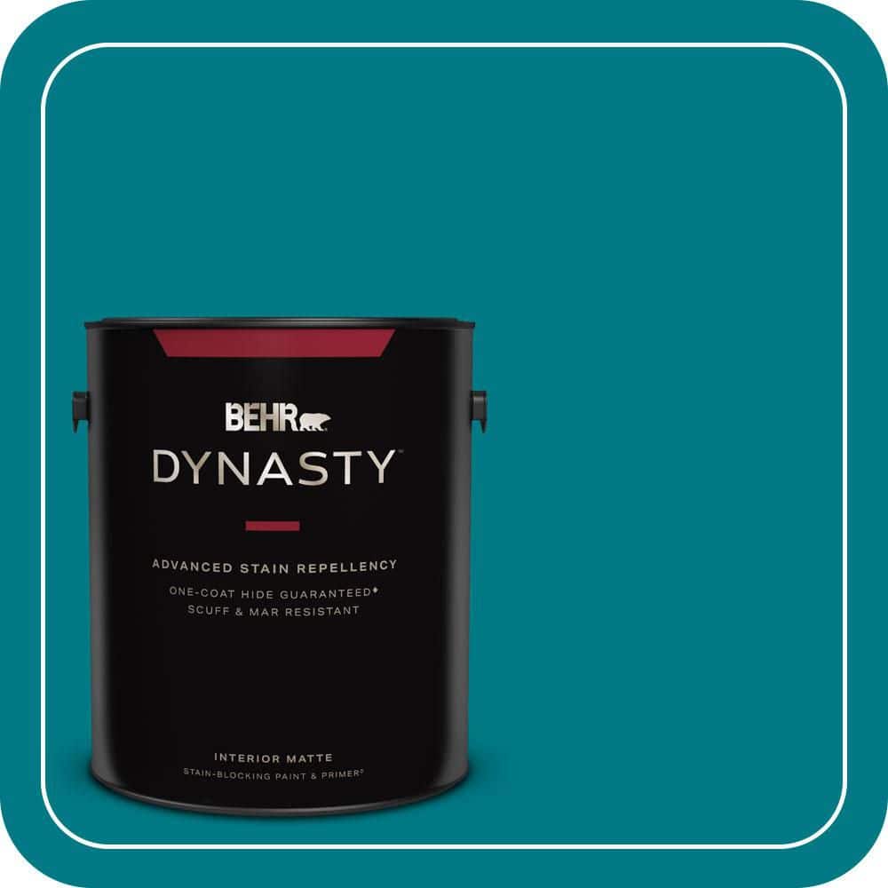 BEHR DYNASTY 1 gal. #S-G-510 Beach Towel Matte Interior Stain-Blocking Paint & Primer