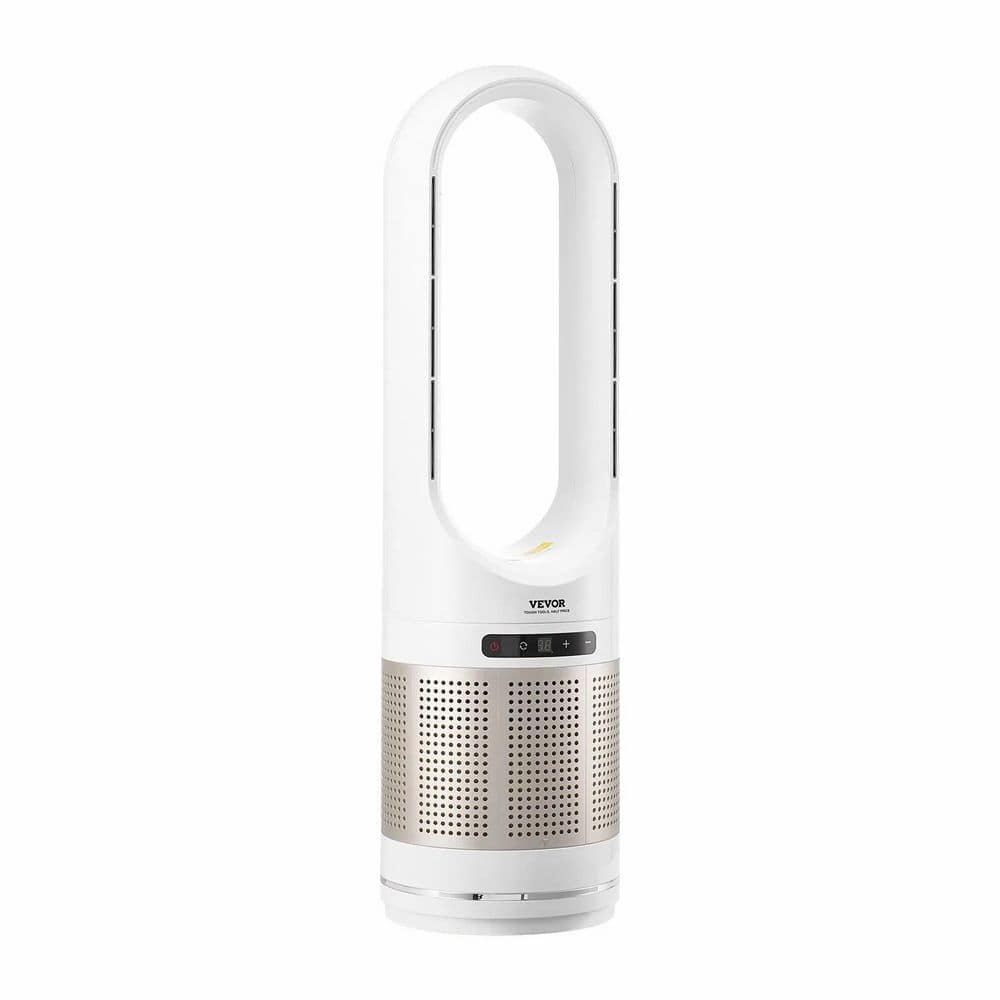 cadeninc 34 in. Oscillating Tower Fan 8H Timer 16.4 ft. / s High Velocity with Remote Control, White (1)