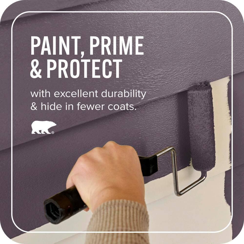 BEHR ULTRA 1 gal. #680F-7 Baritone Flat Exterior Paint & Primer (3)