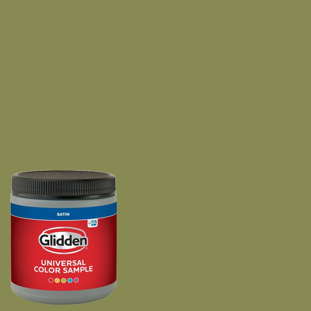 Glidden 8 oz. PPG1119-7 Glade Green Satin Interior Paint Sample