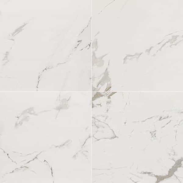 Home Decorators Collection Carrara 24 in. x 24 in. Polished Porcelain Floor and Wall Tile (4 sq. ft./Each)
