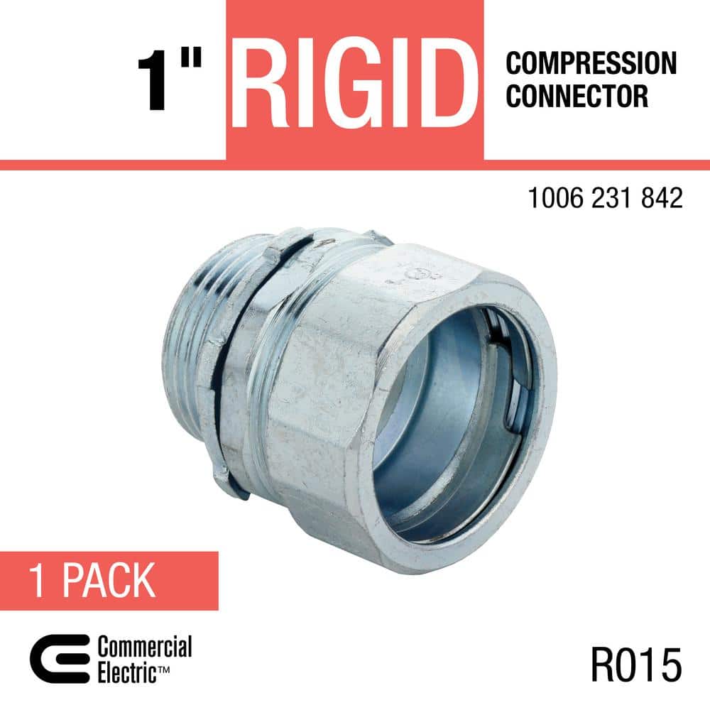 Commercial Electric 1 in. Rigid Metal Conduit (RMC) Compression Connector (2)