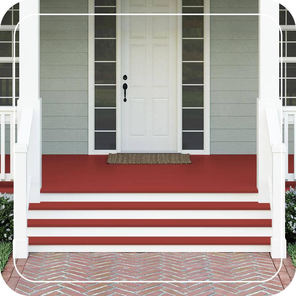 BEHR PREMIUM #PPU2-16 Textured Low-Lustre Enamel Interior/Exterior Porch and Patio Anti-Slip Floor Paint (2)