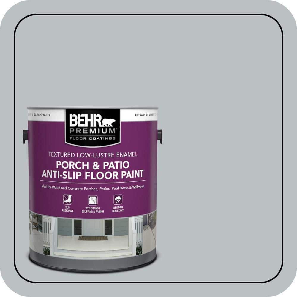BEHR PREMIUM 1 gal. #MQ5-31 Distant Star Textured Low-Lustre Enamel Interior/Exterior Porch and Patio Anti-Slip Floor Paint (1)