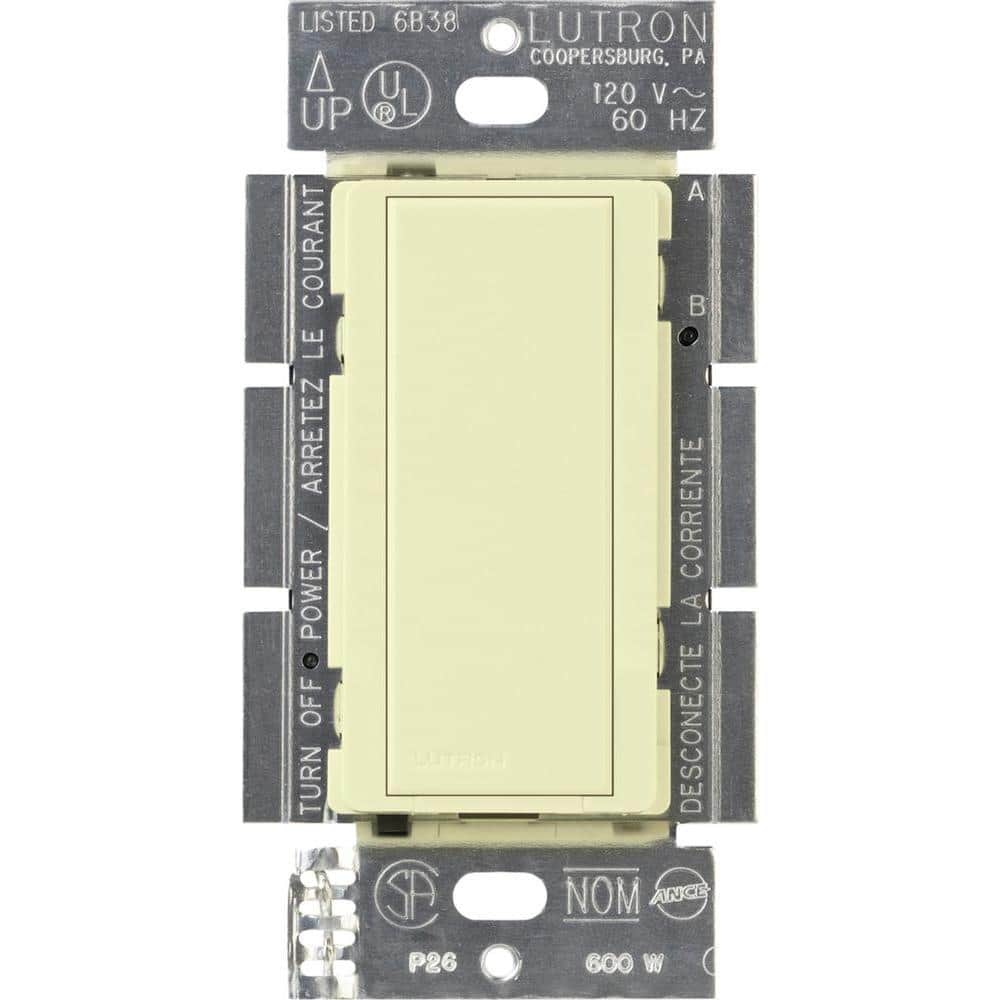Lutron Maestro Companion Switch, only for use with Maestro Digital Switches, 8-Amp, Almond (MA-AS-AL) (1)