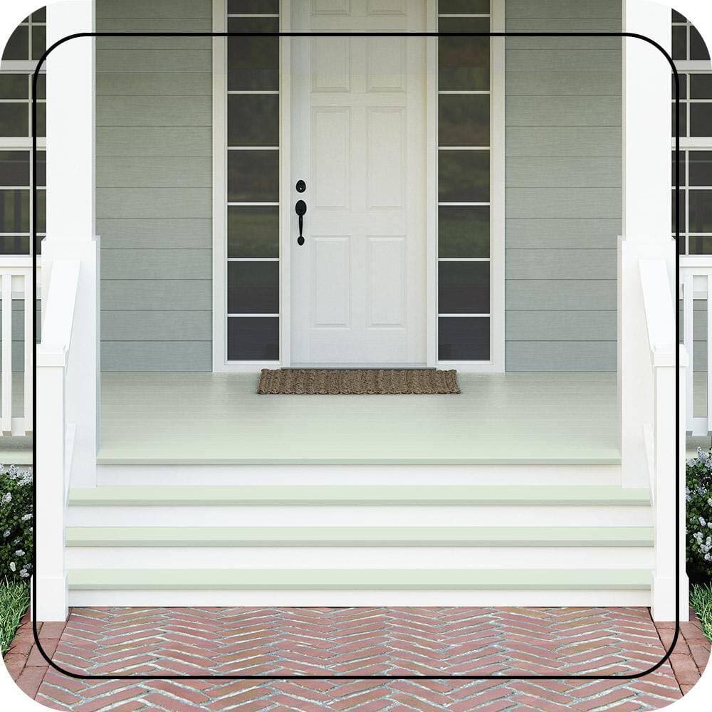 BEHR PREMIUM #M400-1 Textured Low-Lustre Enamel Interior/Exterior Porch and Patio Anti-Slip Floor Paint (2)