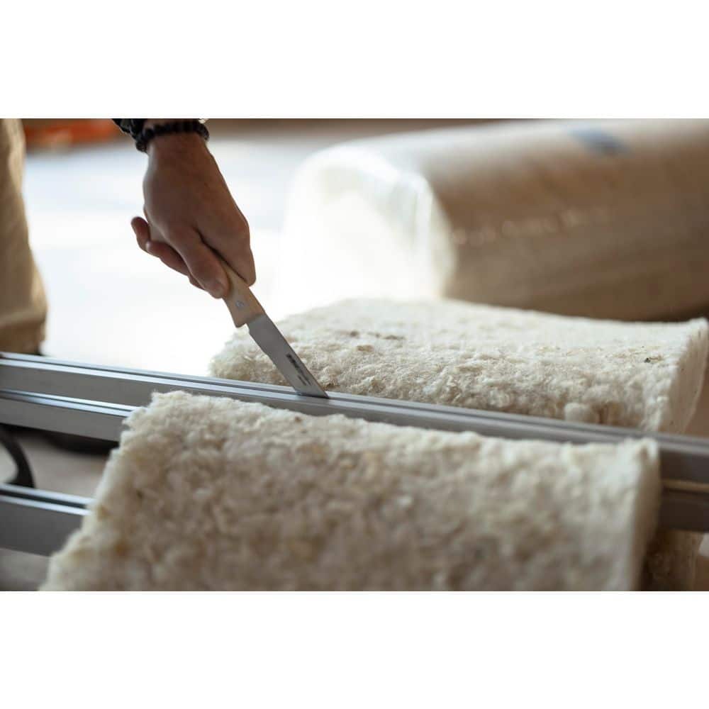 Havelock Wool R-8 Unfaced Natural Wool Insulation Batt 2 in. x 3.88 ft. (1200 sq. ft. per bag) (12 Bags) (3)