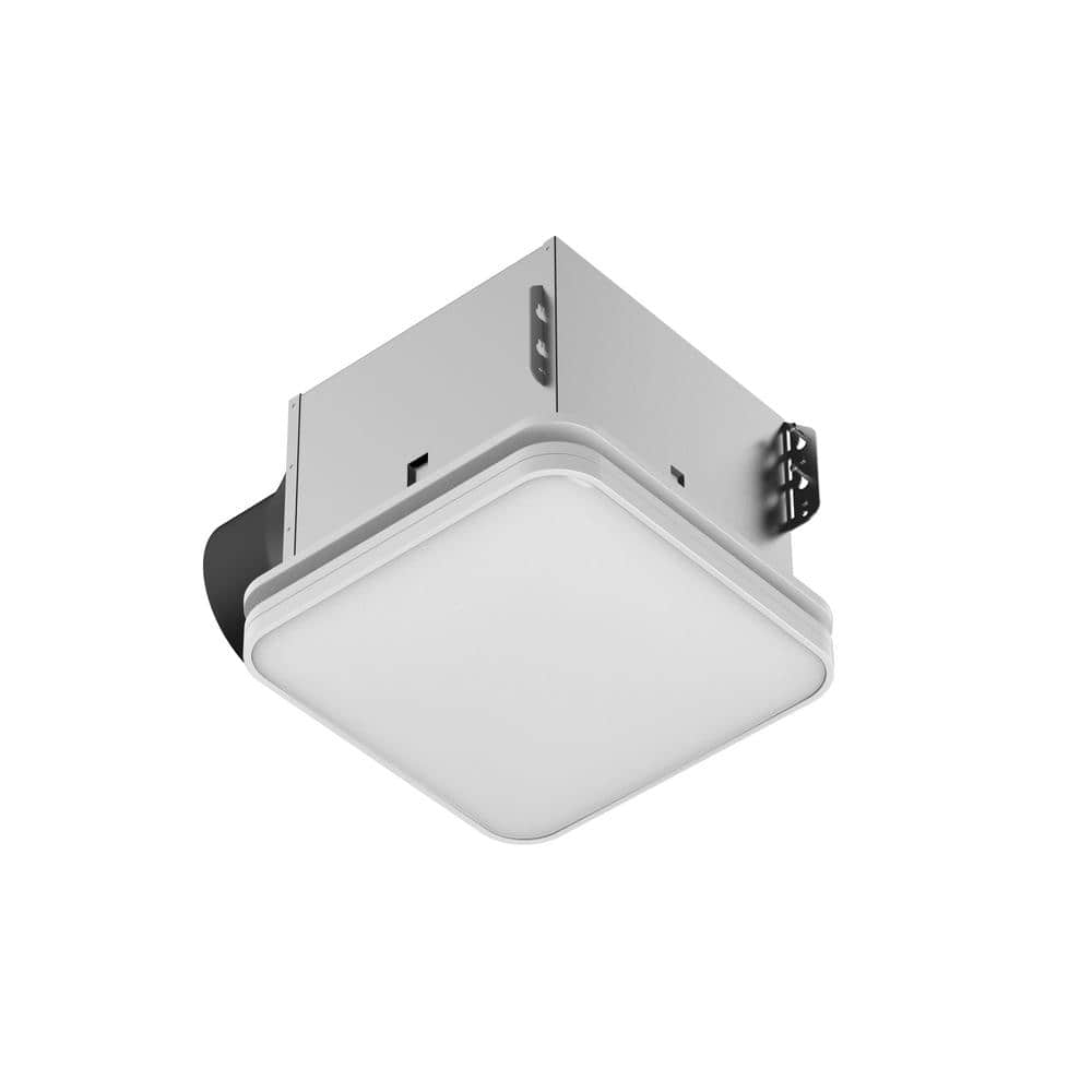 Commercial Electric 80 /110 CFM Ceiling/Wall Mount Roomside Installation Bathroom Exhaust Fan with Night Light, Humidity Sensor, ENERGY STAR