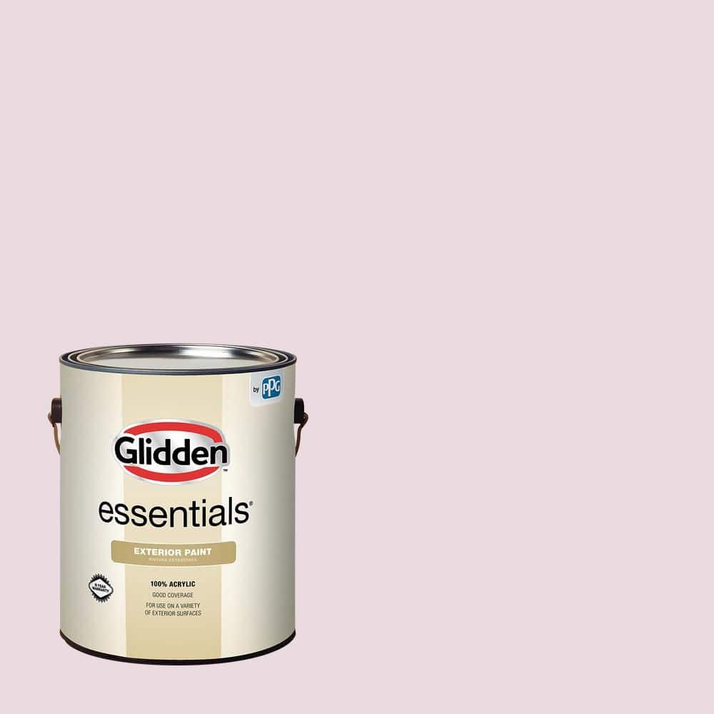 Glidden Essentials 1 gal. PPG1046-2 Magic Moments Flat Exterior Paint