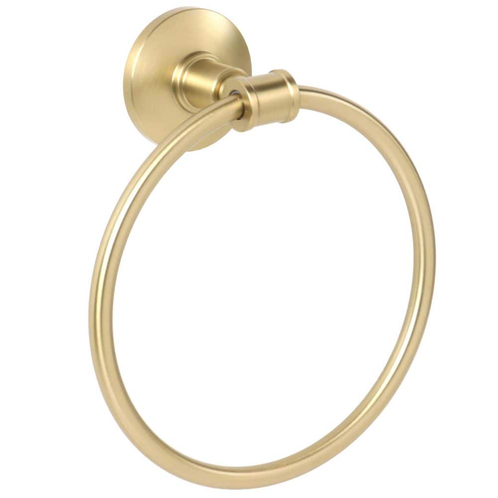 Glacier Bay Parsons Towel Ring Brushed Gold (1)