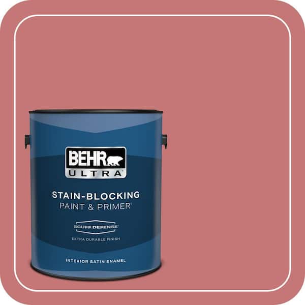 BEHR PREMIUM PLUS #150D-5 Deep Bloom Flat Interior/Exterior Paint & Primer Color Sample (2)