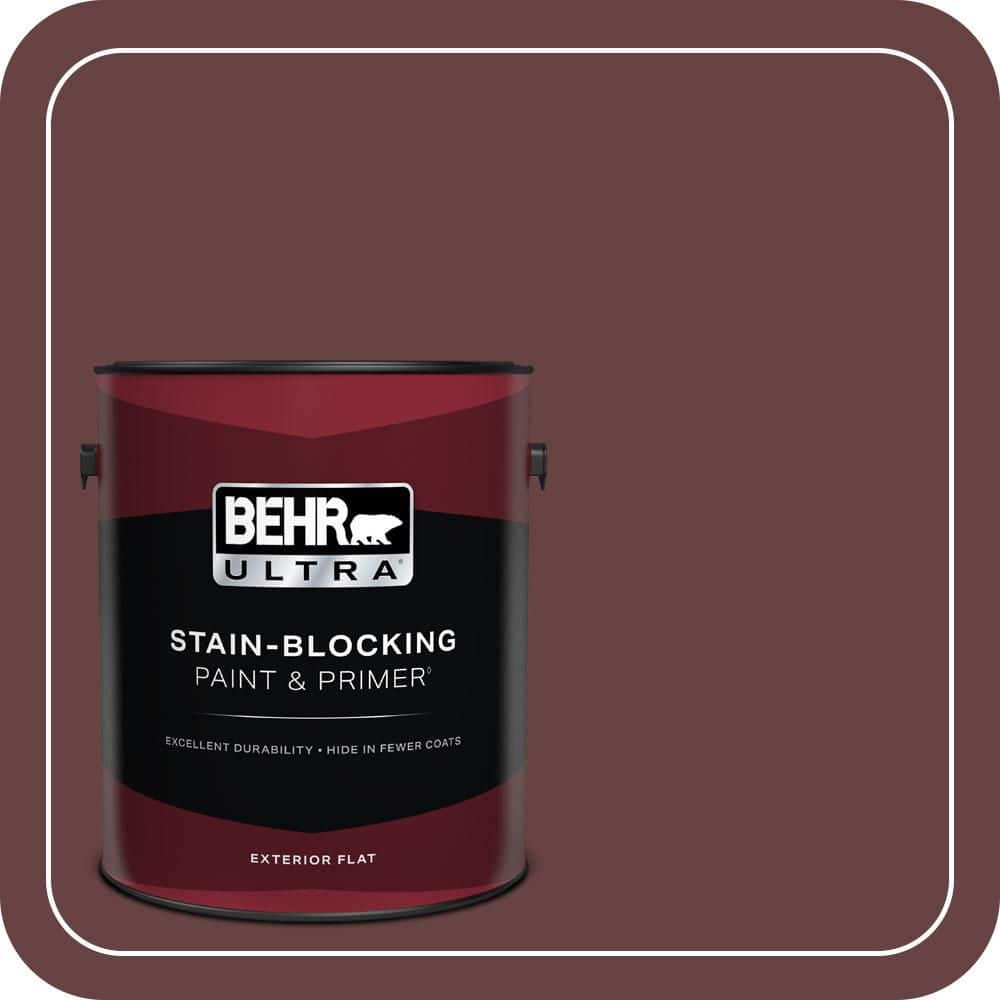 BEHR ULTRA 1 gal. #MQ1-14 Twinberry Flat Exterior Paint & Primer