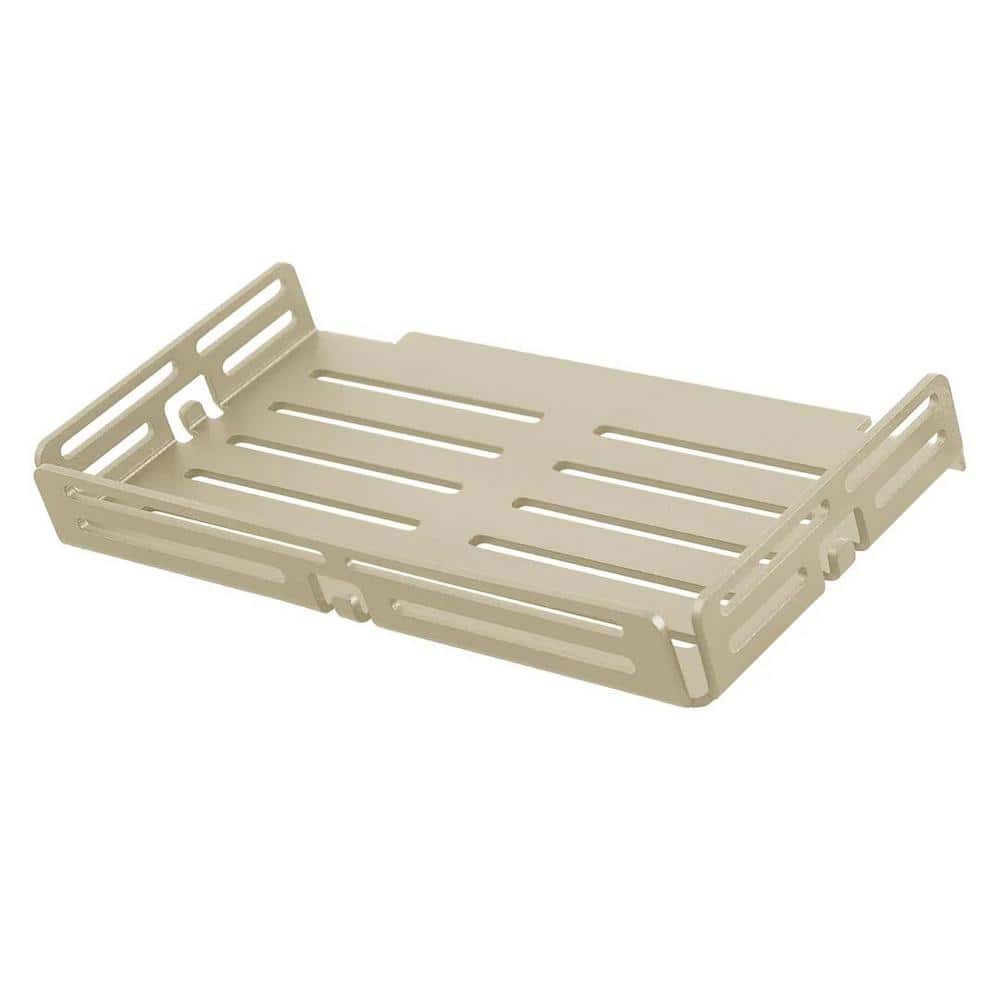 DURAL TI-SHELF Rectangular 9.8 in. x 4.9 in. Aluminum Decorative Wall Shelf