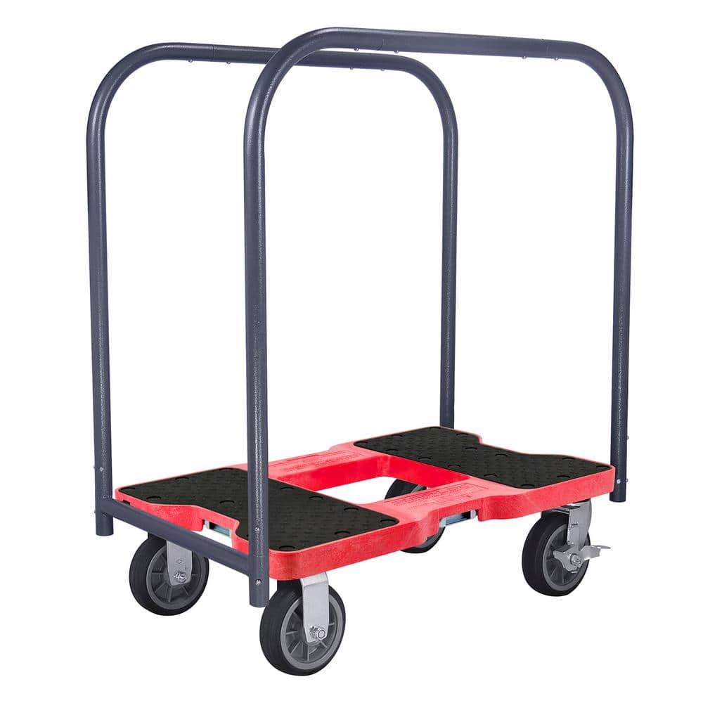 SNAP-LOC 1,500 lbs. Capacity All-Terrain Professional E-Track Panel Cart Dolly in Red (1)