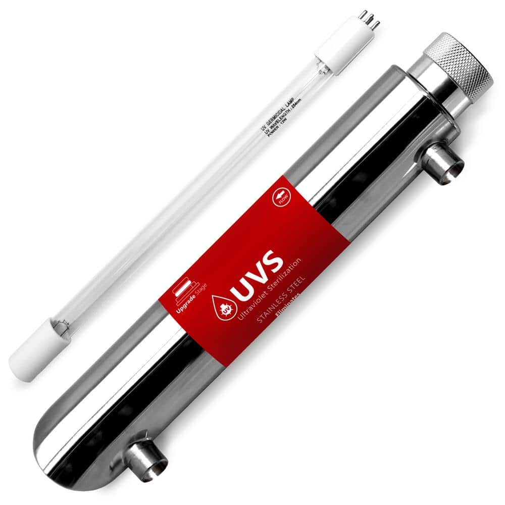 Express Water UV Water Filter Replacement-UV Water System-12 in. UV Light Housing with 10 in. Bulb-RO System (1)