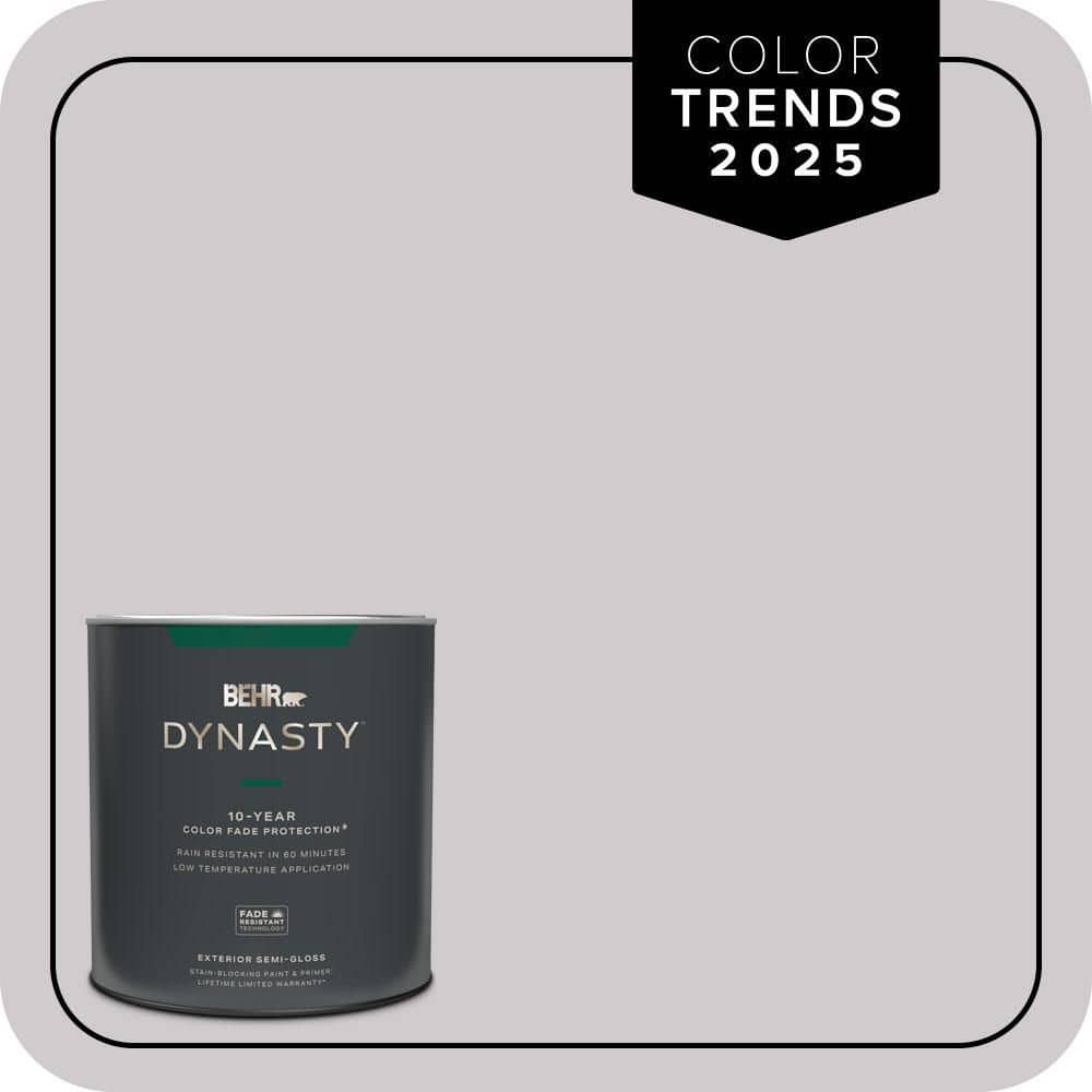BEHR DYNASTY 1 qt. #MQ3-28 Rock Crystal Semi-Gloss Exterior Stain-Blocking Paint & Primer